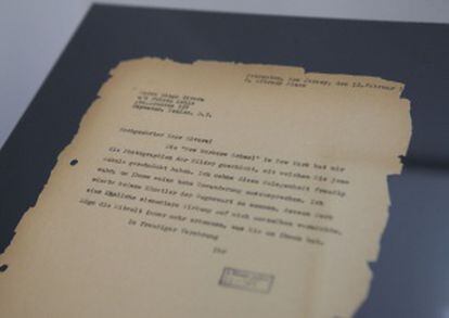 Carta de Einstein a Rivera.
