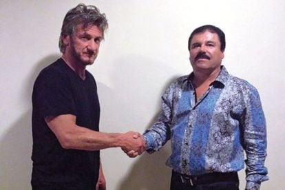 Sean Penn e El Chapo Guzmán.