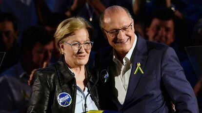 Ana Amélia e Geraldo Alckmin.