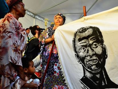 Missa afro em São Paulo em comemoração ao Dia da Consciência Negra.