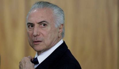 O presidente Michel Temer, em Brasília.