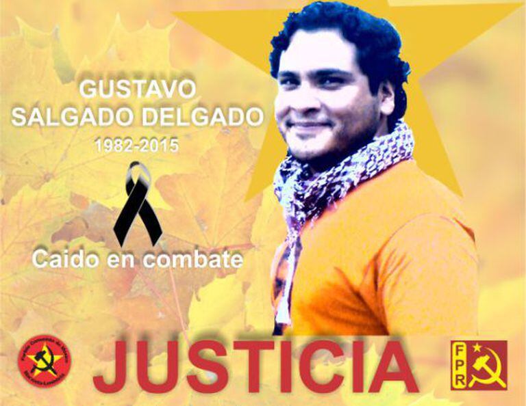 Foto do líder social assassinado no México.