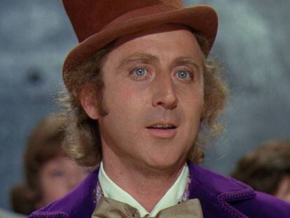 Gene Wilder, em “A Fantástica Fábrica de Chocolate’.