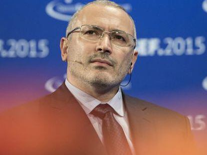 Khodorkovsky, durante sua participação no Fórum Econômico Suíço (SEF), em Interlaken (Suíça), em junho passado.