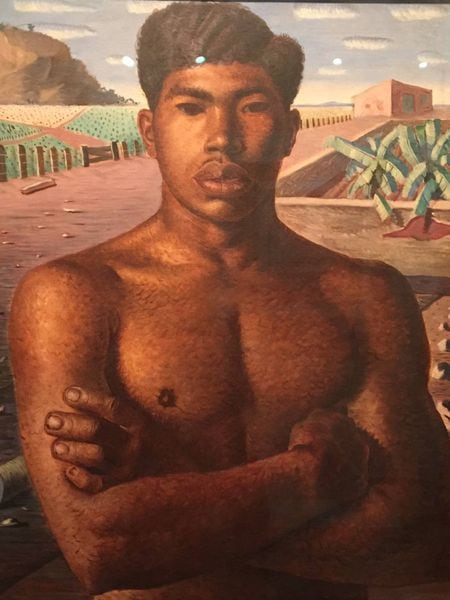 a pintura "Mestiço" de Cândido Portinari representa a mistura de raças.