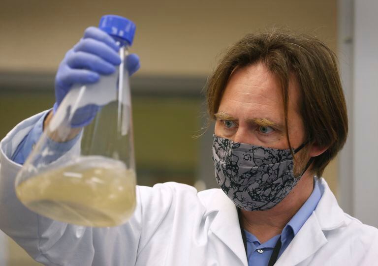 Um pesquisador do laboratório norte-americano Verndari, que trabalha em uma vacina para o coronavírus.07/05/2020 ONLY FOR USE IN SPAIN