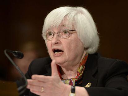 A presidenta do Fed, Janet Yellen.