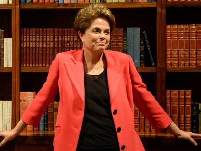 Dilma Rousseff, no Palácio da Alvorada.