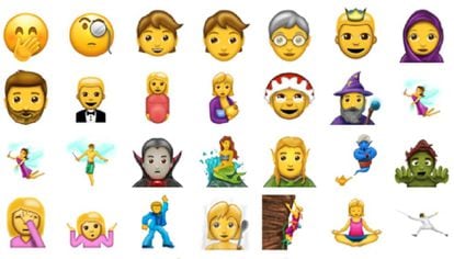 Alguns dos 'emojis' da Emojipedia.