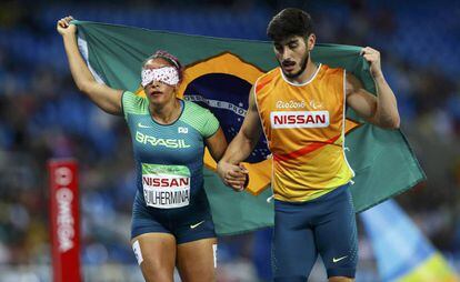 Uma das grandes esperanças de medalha para o Brasil na Paralimpíada, Terezinha Guilhermina ficou com o bronze nos 400m classe T11.