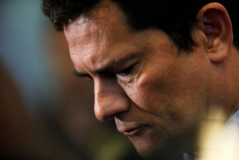 Sergio Moro em cerimônia nesta sexta.