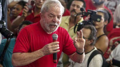 Luiz Inácio Lula da Silva, em um ato público há uma semana.