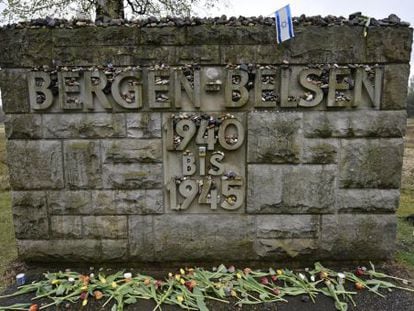 Campo nazista de Bergen Belsen, onde morreu Anne Frank.