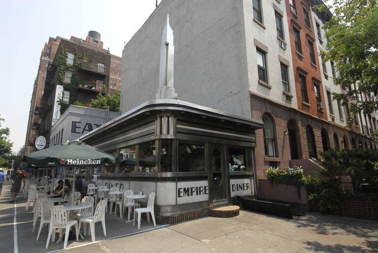 Empire Diner, em Nova York.