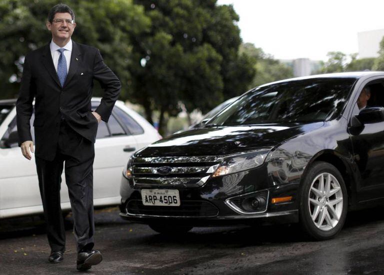 Joaquim Levy ao chegar no Ministério da Fazenda.
