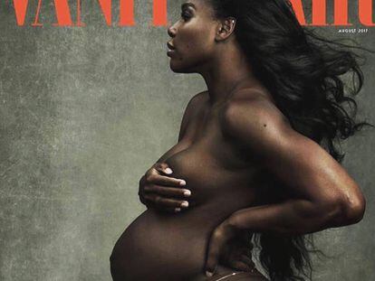 A tenista Serena Williams na capa de agosto da 'Vanity Fair'.