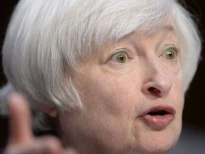 A presidenta do Fed, Janet Yellen.