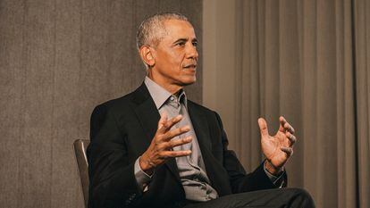 Entrevista com Barack Obama em Washington.