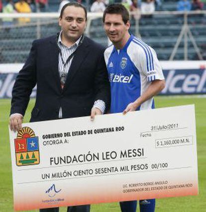 Messi, em um amistoso na Cidade do México em 2011.
