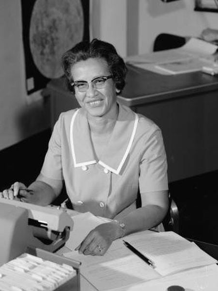 A matemática Katherine Johnson na NASA.