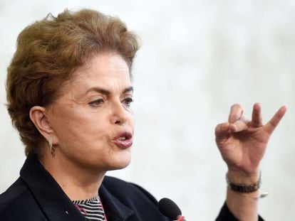 Dilma Rousseff, em coletiva de imprensa nesta sexta.